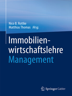 cover image of Immobilienwirtschaftslehre--Management